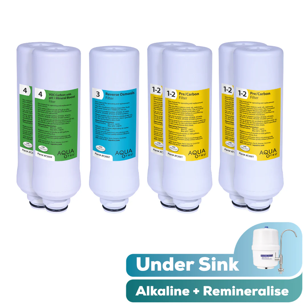 Under Sink Replacement Filter Bundles